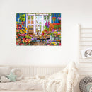 5D DIY Full Drill Diamond Painting Flower Shop Cross Stitch Craft Embroidery Kit