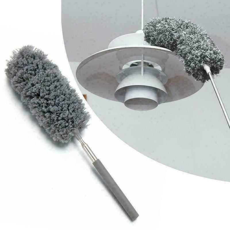 Small Microfibre Duster Cleaning Telescopic Handle Brush NICE Feather Z2M8