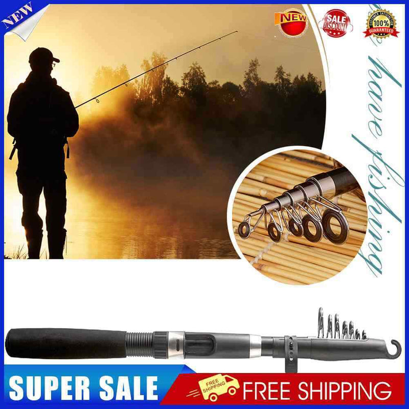 #A Fiberglass Sea Pole Tackle Baitcasting Rod Fishing Tool for Ocean Lake Reserv