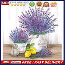 5D Diamond Painting Lavender Bouquet Full Round Drill DIY Mosaic Home Decorat