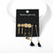Women Acrylic Statement Long Dangle Drop Tassel Ear stud Earring Sets Alloy