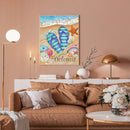 Beach Slippers Oil Paint By Numbers DIY Canvas Wall Art Picture Craft Home De