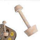 Baking Supplies Double Side Egg Tart Tamper Pastry Pusher Wooden Cake Tools