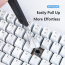 104pcs Universal Mechanical Keyboard Keycap PC Bakclit Key Cap Set (Yellow)