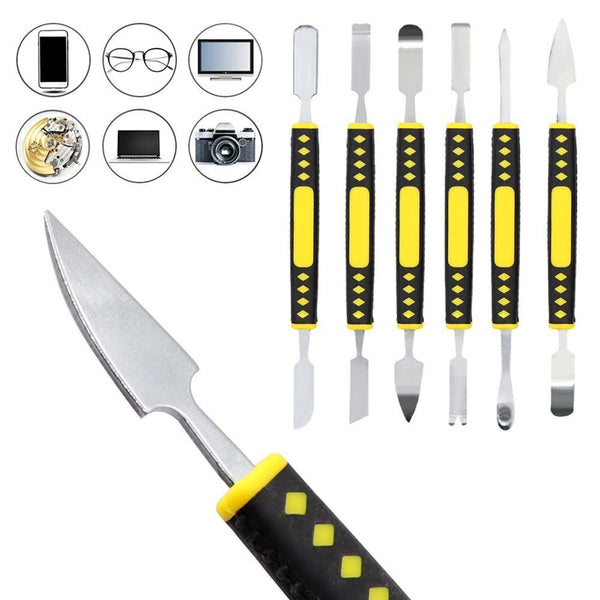 Disassembly Dual-Head Electronic Repair Tool Mobile Phone Metal Crowbar Spudger