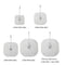 5pcs 36LED Module 18W Magnet Source Replace Ceiling Lights(White Light)