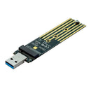 NVMe to USB Adapter, M.2 SSD to USB 3.1 Type A Card, Based UK PCIe Hard Key C5X1