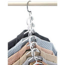 6x Multi Function?? Metal Magic Clothes Closet Hangers Space Saver Organization