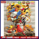 Canvas Painted Oil Paint By Numbers Bird Animal DIY Wall Art Bedroom Home Dec