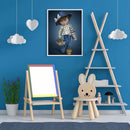 DIY Diamond Painting Kits Cartoon Girl Full Round Drill Wall Picture Decorati