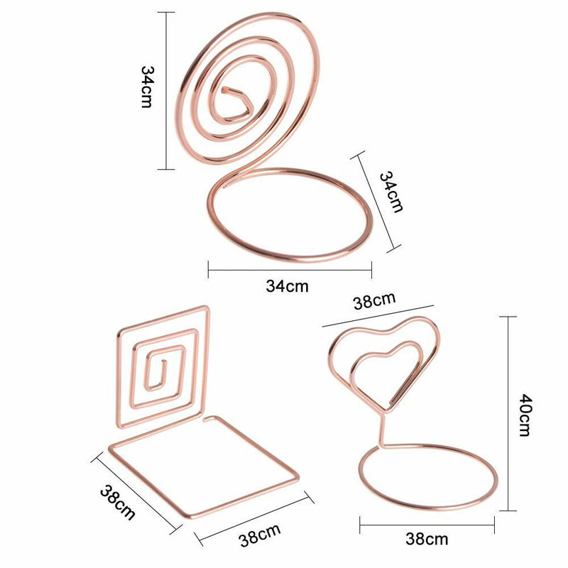 Desktop Decoration Place Card Photos Clips Clamps Stand Table Numbers Holder