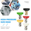 5pcs 250 BAR High Pressure Washer Snow Foam Lance Spray Nozzle Tip 5 Colors