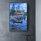 5D DIY Diamond Painting Crescent Lake House Kits Full Square Drill Wall Decor