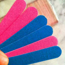 Double Sided Sandpaper Nail Files STRAIGHT Fine Grit I1D3 File E2N0