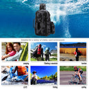 Waterproof Bag Outdoor Shoulder Fishing Tackle Backpack (Grey Camouflage)