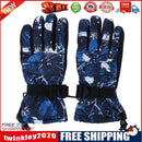Winter Ski Gloves Waterproof Windproof Warm Gloves Male(Style 1)(L)