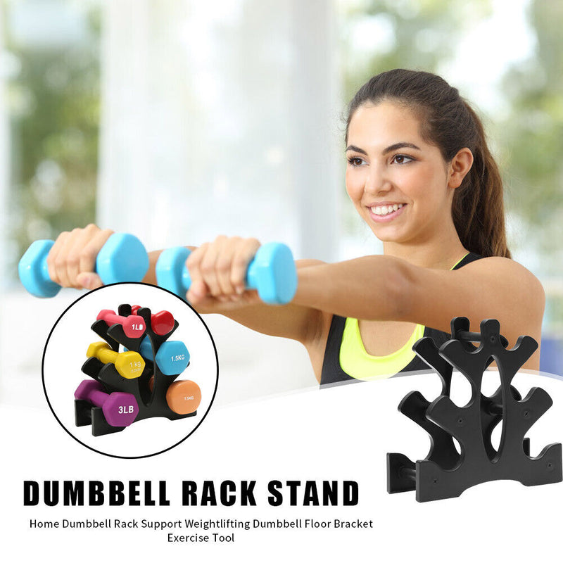 Weightlifting Dumbbell Stand Rack Dumbbell Floor Bracket Exercise Equipment