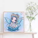 5D Diamond Painting Elf Girl Partial Special Shape Drill DIY Crafts (YX005)