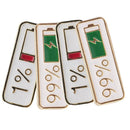 Oil Clothes Lapel Pin Buckle Enamel Pins Brooch 1% Electricity Quantity Badge