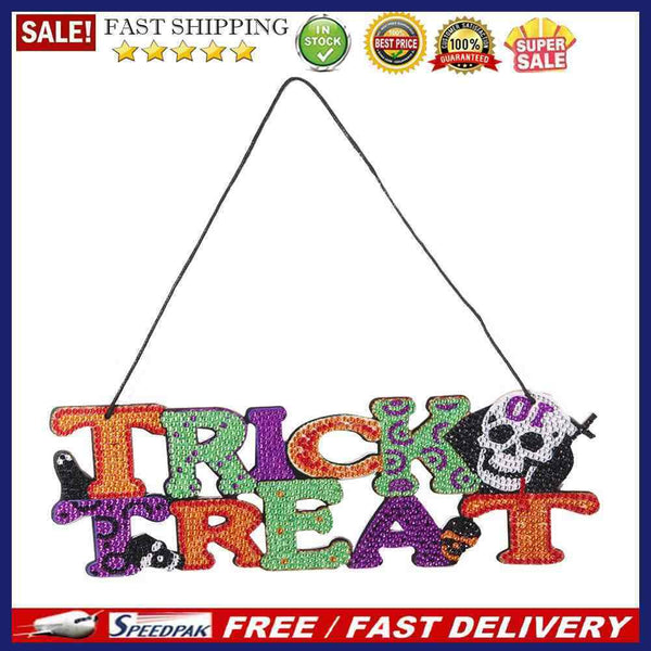 5D Diamond Crystal Halloween Pendant Hanging DIY Drill Painting Kit (DP002)