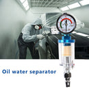 Spray Air Regulator Gauge Inline Oil Water Filter Paint Sprayer Tool