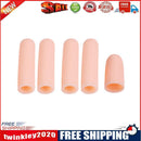 5pcs Gel Finger Cap Protect Cracked Cover Cots Hand Skin Care (Closed Pink)