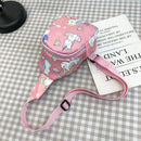 Children Cartoon Messenger Bag Money Pouch Dinosaur Horn Horse Print Chest Bags
