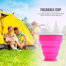 Silicone Water Bottle Outdoor Picnic Hiking Retractable Mug Portable Foldable