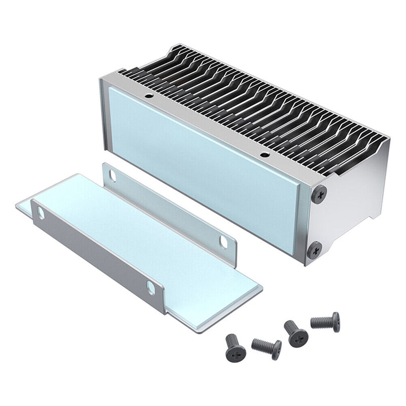 Aluminum Alloy M.2 Ssd Heat Radiator Thermal Pads Passive Computer Accessories