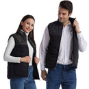 #A Electric Heated Vest Washable Heated Waistcoat for Outdoor Skiing Fishing Hik