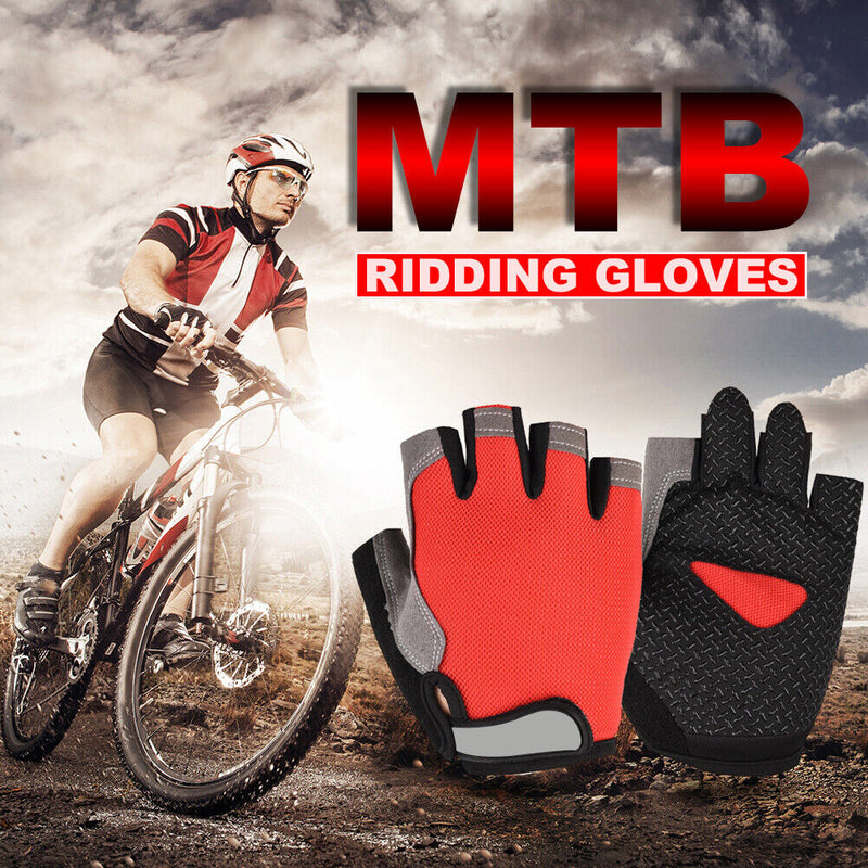 Cycling Gloves Half Finger Men Women Summer Sports Anti-slip Bike Bicycle G