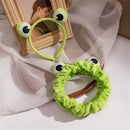 Cute Funny Frog Washing Face Hairband Skincare Hair Band Makeup Headband