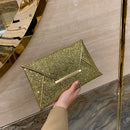 Retro Sequins Women Dinner Party Clutch Purse Pure Color Small Travel Wallets