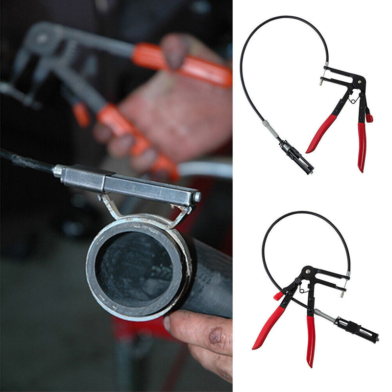 Long Reach Spring Cable Wire Clamp Folders Auto Car Vehicle Flexible Faucet Tool