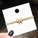 Gift Women Girl Random Color High Elastic Hair Ring Hair Tie Rope Bow