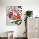 DIY Hand Painted Paint By Numbers Oil Canvas Pictures Cottage Birds Ornament Kit