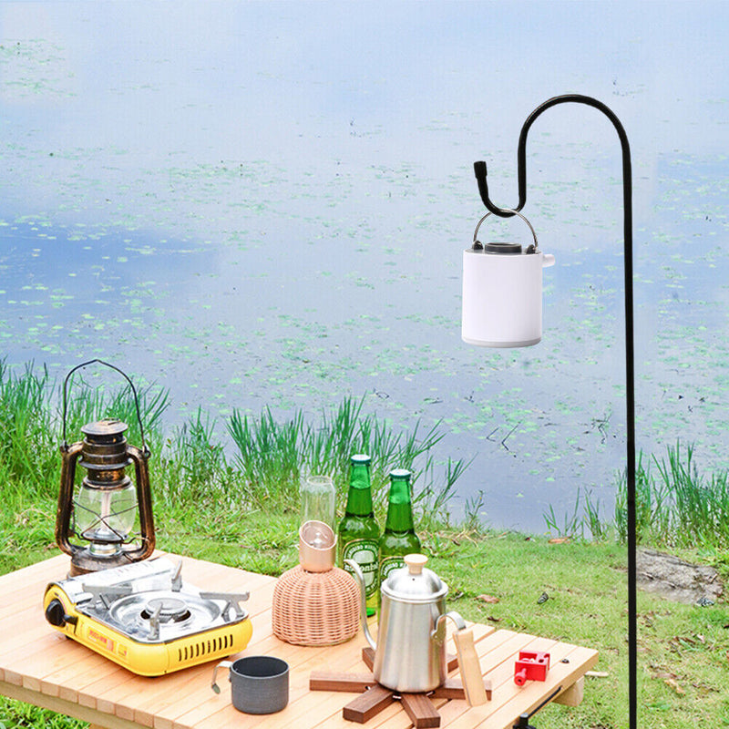 Outdoor Light Pole Ground Holder 120cm Lamp Pole Hanger Camping Equipment Newly