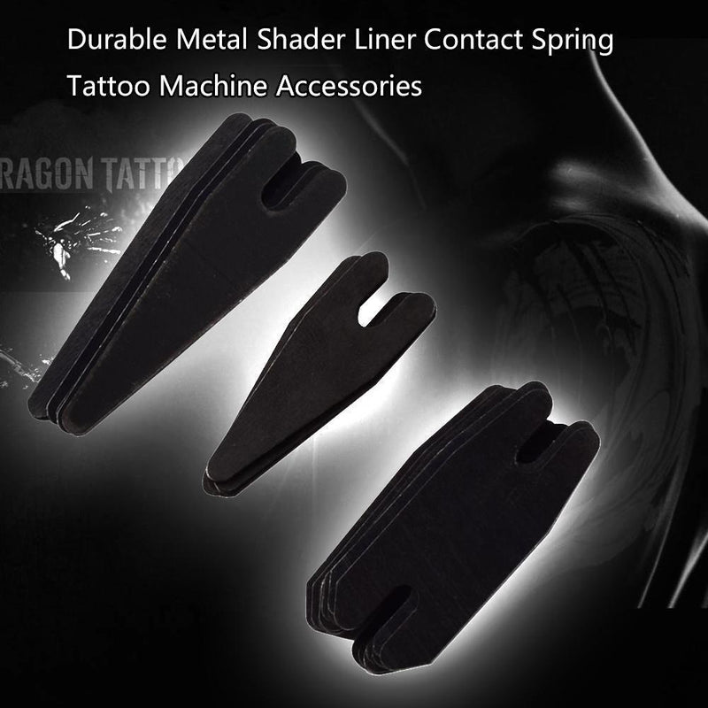 24pcs Durable Metal Shader Liner Contact Spring Tattoo Machine Accessories