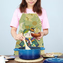 Kitchen Linen Apron Dress up Cat Print Home Restaurant Cooking Baking Bibs