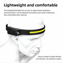 COB Work Headlight 3 Lighting Modes for Cycling Climbing Hiking Fishing Portable