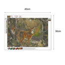 5D DIY Full Drill Diamond Painting Deer Cross Stitch Embroidery Mosaic Kit Newly