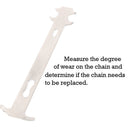 Chain Wear Indicator Chain Replacement Bike Chain Checker Gauge Check Ruler