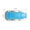 Book Night Reading Light - USB Rechargeable Clip-on Mini LED Lamp (Blue)