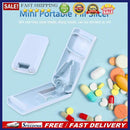 Medicine Cutter Box Mini Medicine Splitter Tablet Portable Safe with Blade Gu