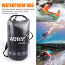 PVC Bags 20L Trekking Drifting Waterproof Storage Pouch (Translucent Black)