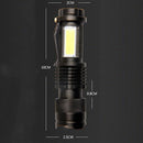 Light Focus Light Flashlight LED Flashlight Powerful Flashlight Rechargeable