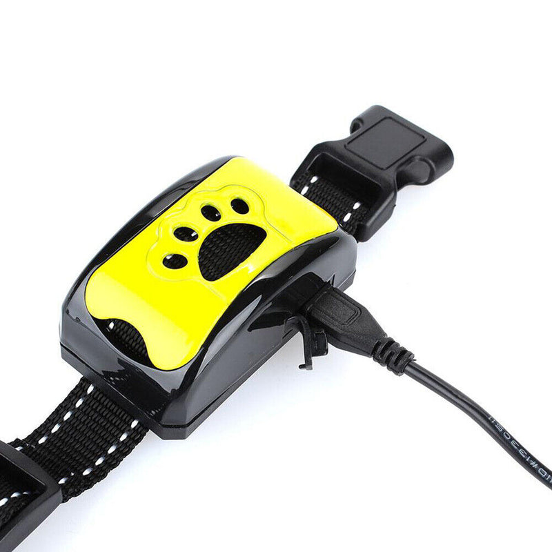 USB Electric Ultrasonic Dog Stop Barking Pet Puppy Training Collar (B) Newly