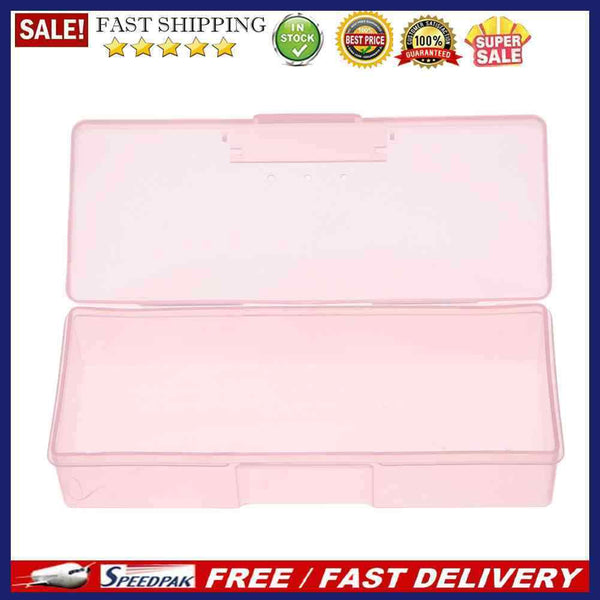 Nail Supplies Tools Storage Box Can Be Mounted Push Sand Bars (Pink)