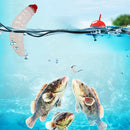 50pcs 2.4cm 0.5g Maggot Bionic Fishing Lures Artificial Soft Bait (White) Newly