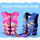 Children Buoy Life Vest Swimming Boating Fishing Waistcoat Jackets (Blue L)